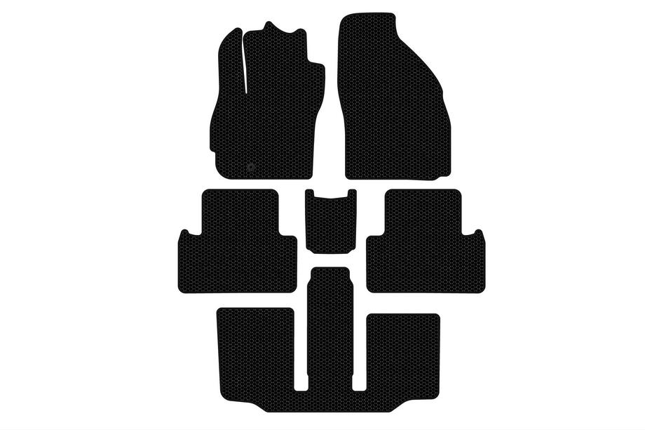 Mazda 5 2005–2009 Rubberen automatten Carsuit (3 rijen, 7-zits, zwart) Image