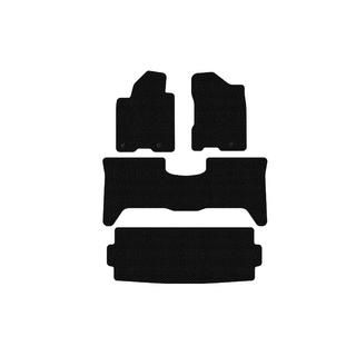 Rubberen automatten Carsuit (3 rijen, 2003-2008, zwart) Nissan Armada 2003–2015 foto 1