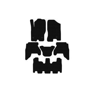 Rubberen automatten Carsuit V1 (3 rijen, zwart, 2010-2014) Nissan Pathfinder R51 2005–2014 foto 1
