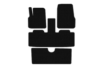 Renault Espace 2002–2014 Rubberen automatten Carsuit (3 rijen, 7-zits, zwart) foto 1
