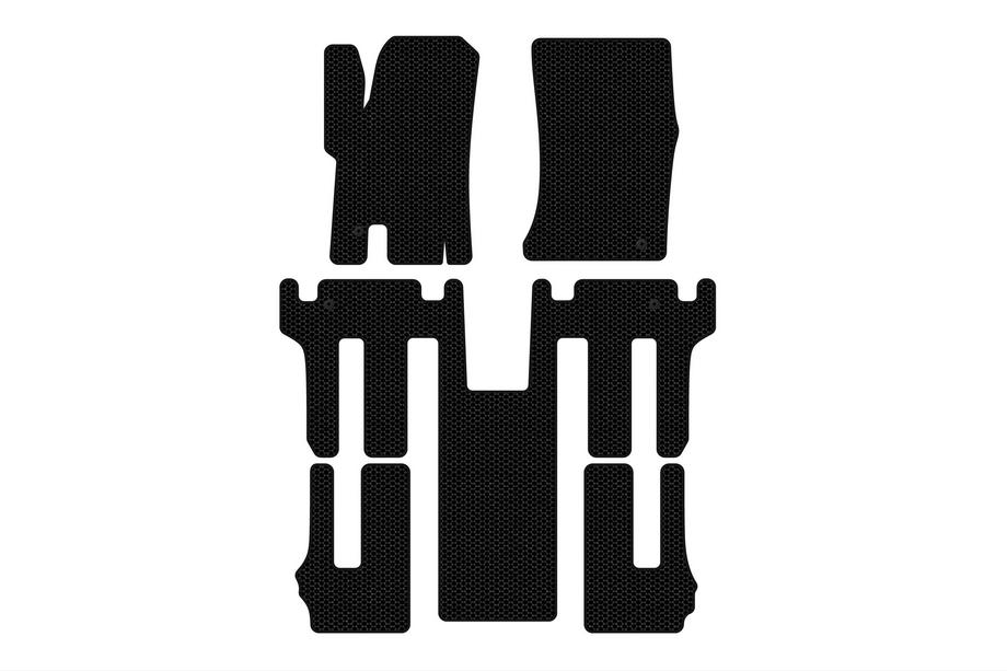 Ssang Yong Rodius Rubberen automatten Carsuit 2004-2008 (3 rijen, zwart) Image