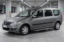 Dacia Logan MCV 2004–2014 Zijtreden RedLine V1 (2 stuks, aluminium) foto 3