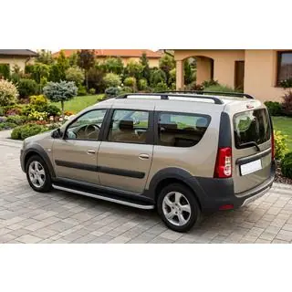 Tayga side steps (2 stuks, aluminium) foto 3