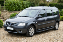 Renault Logan MCV 2005–2013 Allmond Black zijtreden (2 st., aluminium) foto 1