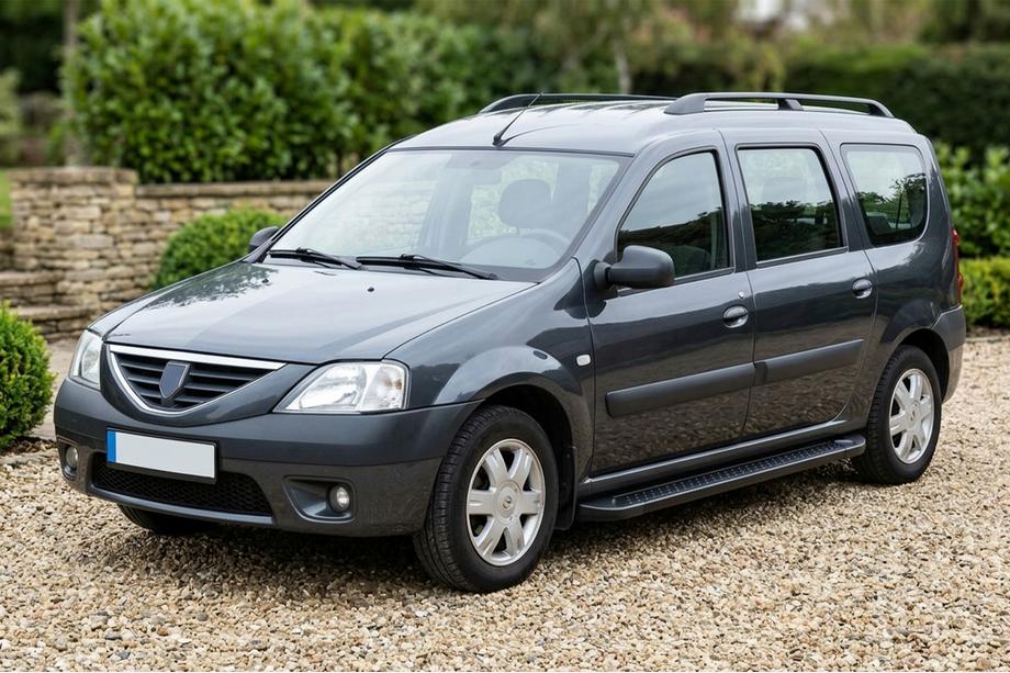 Renault Logan MCV 2005–2013 Allmond Black zijtreden (2 st., aluminium) Image