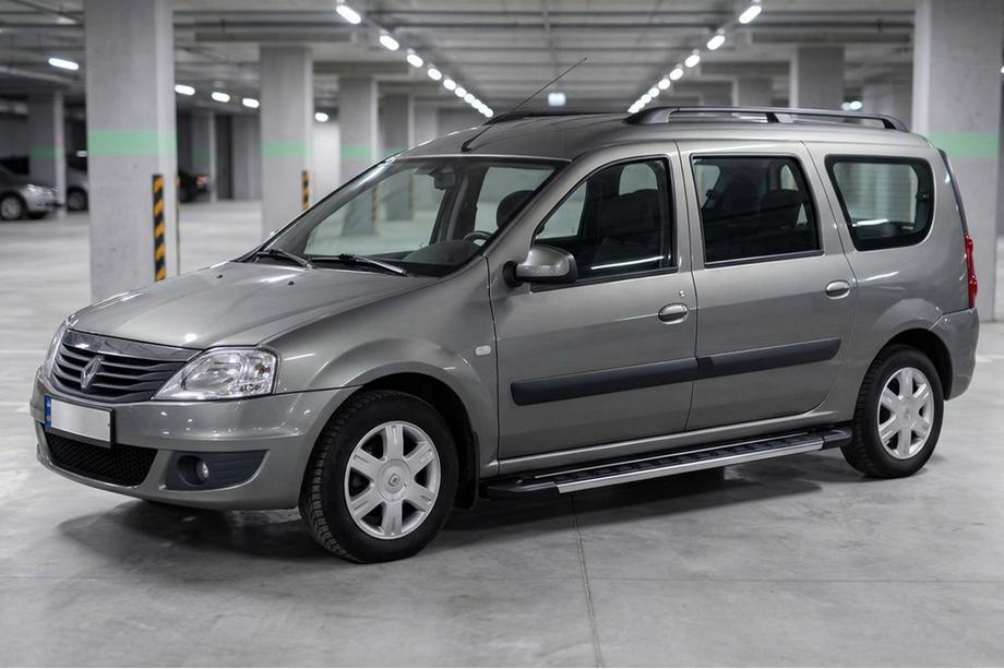 Renault Logan MCV 2005–2013 Side steps RedLine V1 (2 stuks, aluminium) Image