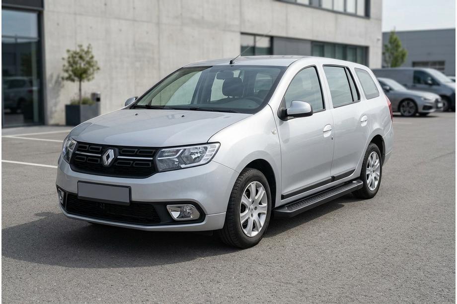 Dacia Logan MCV 2013–2020 Allmond Black side steps (2 st., aluminium) Image