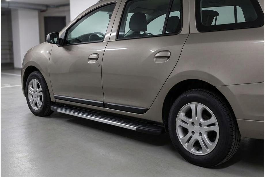 Dacia Logan MCV 2013–2020 Duru side steps (2 stuks, aluminium) Image