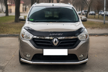Renault Lodgy 2013–2022 Voorbumperbescherming ST008 (RVS) foto 1