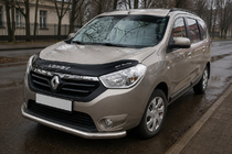 Dacia Lodgy 2012–2022 Voorbumperbescherming ST008 (RVS) foto 3