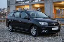 Dacia Logan MCV 2013–2020 Bosphorus Black side steps (2 st., aluminium) foto 1