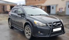 Subaru XV 2011–2017 Bullbar / frontbeugel F1-71 Black (RVS) foto 3