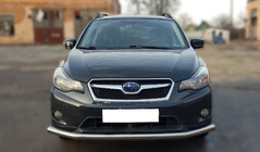 Subaru XV 2011–2017 Voorbumperbescherming ST008 (RVS) foto 1