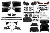 Mercedes S-class W221 2005–2013 W223 faceliftset met deurgrepen en sierlijsten (zonder bumpers) foto 1