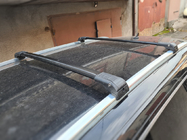 Audi Q7 2005–2015 Dakdragers (dwarsbalken) voor geïntegreerde dakrails, afsluitbaar WingCarrier V2 (2 st.) Zwart foto 1