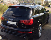 Audi Q7 2005–2015 Dakdragers (dwarsbalken) voor geïntegreerde dakrails, afsluitbaar WingCarrier V2 (2 st.) Zwart foto 20