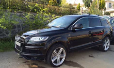 Audi Q7 2005–2015 Dakdragers (dwarsbalken) voor geïntegreerde dakrails, afsluitbaar WingCarrier V2 (2 st.) foto 21