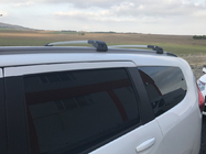 Renault Lodgy 2013–2022 Dakdragers (dwarsbalken) voor geïntegreerde dakrails, afsluitbaar WingCarrier V2 (2 st.) Grijs foto 20