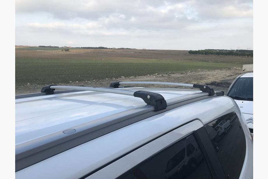 Renault Lodgy 2013–2022 Dakdragers (dwarsbalken) voor geïntegreerde dakrails, afsluitbaar WingCarrier V2 (2 st.) Zwart Foto 21