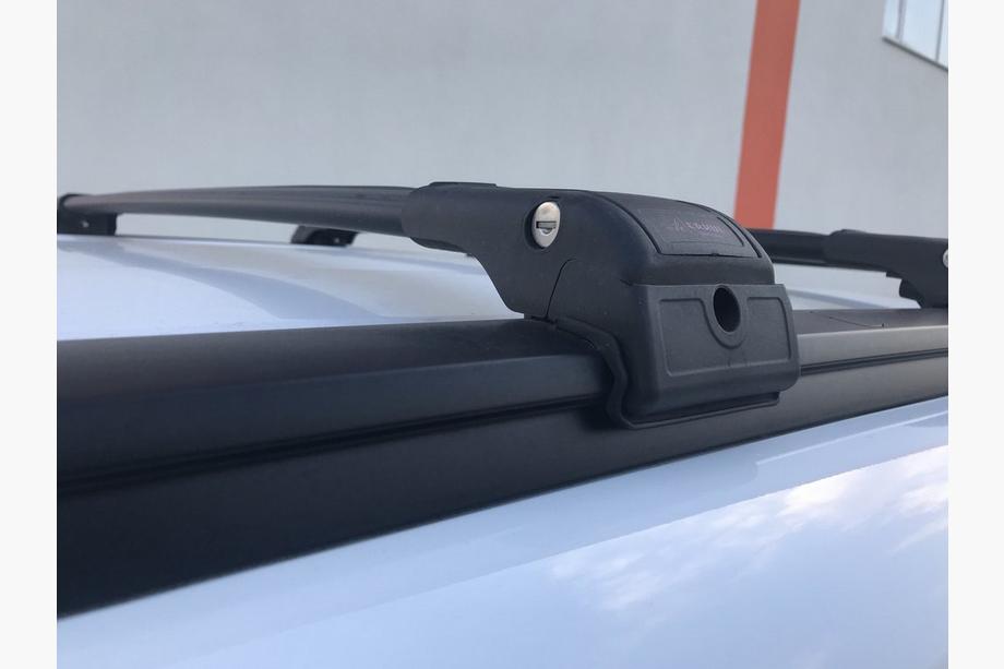 Renault Lodgy 2013–2022 Dakdragers (dwarsbalken) voor geïntegreerde dakrails, afsluitbaar WingCarrier V2 (2 st.) Zwart Foto 22