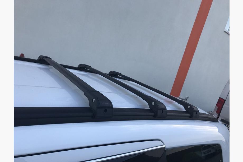 Renault Lodgy 2013–2022 Dakdragers (dwarsbalken) voor geïntegreerde dakrails, afsluitbaar WingCarrier V2 (2 st.) Zwart Foto 24