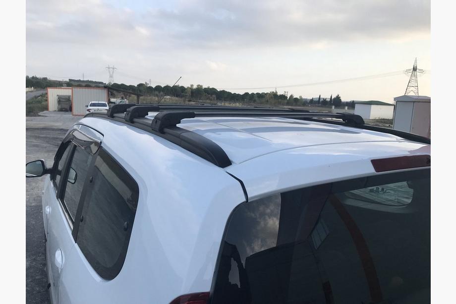 Renault Lodgy 2013–2022 Dakdragers (dwarsbalken) voor geïntegreerde dakrails, afsluitbaar WingCarrier V2 (2 st.) Zwart Foto 26