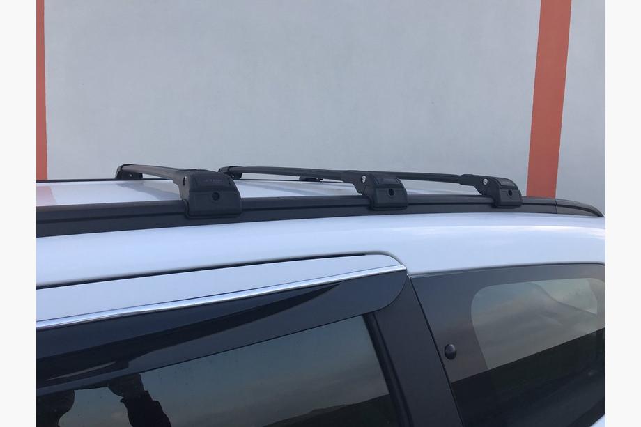 Dacia Lodgy 2012–2022 Dakdragers (dwarsbalken) voor geïntegreerde dakrails, afsluitbaar WingCarrier V2 (2 st.) Foto 23