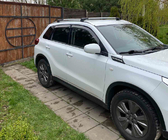 Suzuki Vitara 2015– Dakdragers (dwarsbalken) voor geïntegreerde dakrails, afsluitbaar WingCarrier V2 (2 st.) Zwart foto 2