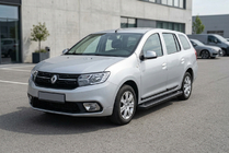 Renault Logan MCV 2013–2022 Allmond Black zijtreden (2 st., aluminium) foto 1