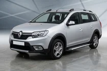 Renault Logan MCV 2013–2022 Line side steps (set van 2, aluminium) foto 1