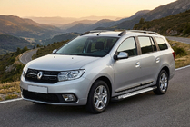 Renault Logan MCV 2013–2022 Side steps Allmond Grey (2 stuks, aluminium) foto 1