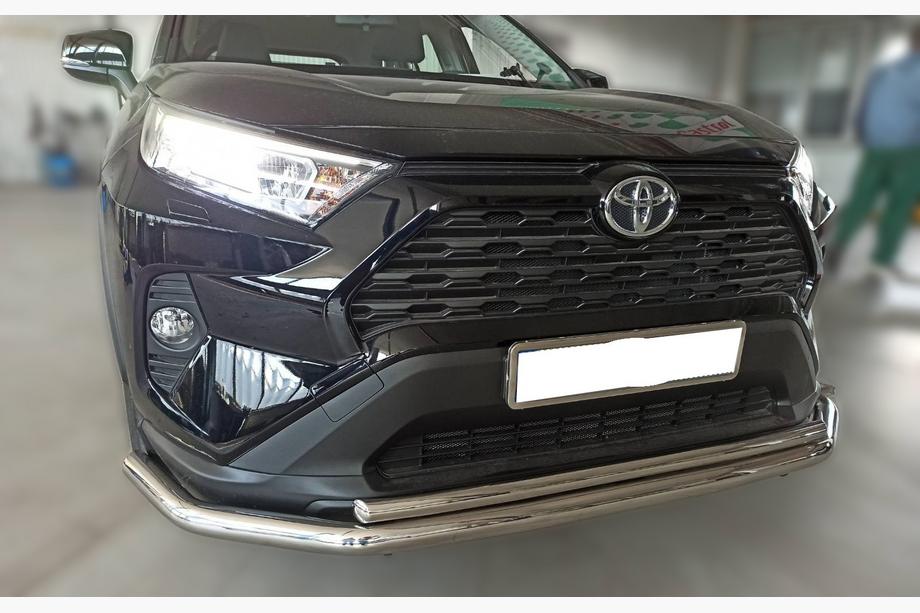 Toyota Rav 4 2019–2025 Bullbar voorzijde F3-10 (RVS) Image