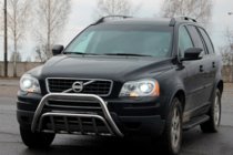 Volvo XC90 2002–2014 Voorste bullbar WT002 (RVS) foto 3