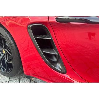Achterspatbordverbreders (voor GT4, carbon) Porsche Boxster/Cayman 982 (718) 2016– foto 2