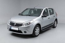 Dacia Sandero 2007–2013 Bosphorus Black side steps (2 st., aluminium) foto 1