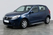 Renault Sandero 2007–2013 Side steps Line (2 stuks, aluminium) foto 1