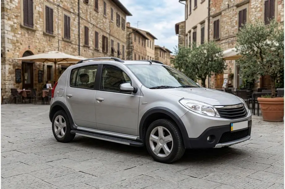 Renault Sandero 2007–2013 Duru side steps (2 stuks, aluminium) Image