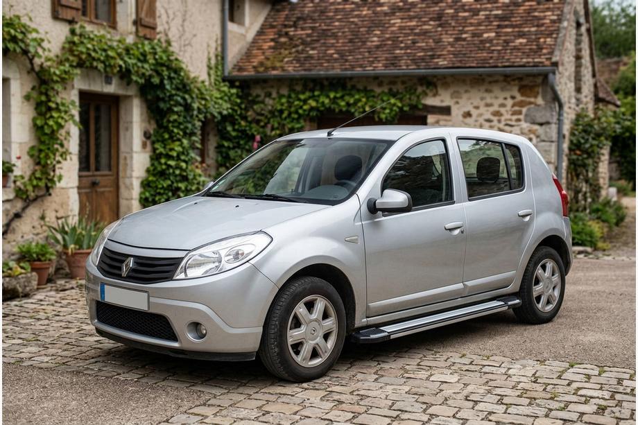 Renault Sandero 2007–2013 Rainbow zijtreden (set van 2, aluminium) Image