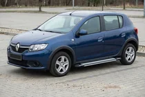 Dacia Sandero 2013–2020 Rainbow zijtreden (set van 2, aluminium) foto 1