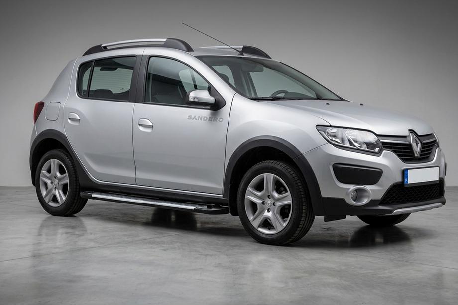 Renault Sandero 2013–2022 Side steps Line (2 stuks, aluminium) Image
