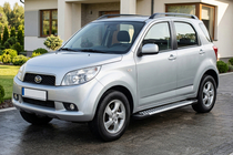 Daihatsu Terios 2006–2017 Line side steps (set van 2, aluminium) foto 1