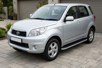 Daihatsu Terios 2006–2017 Side steps Tayga Grey (set van 2, aluminium) foto 1