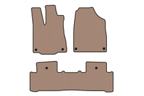 Acura MDX 2013–2020 Rubberen automatten Carsuit (2 rijen, beige) foto 1