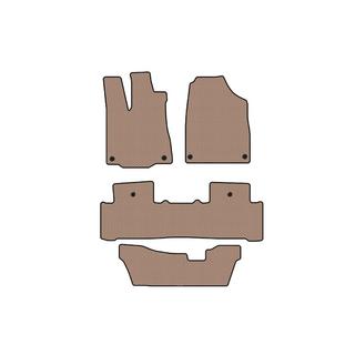 Carsuit rubberen automatten voor het interieur (3 rijen, beige) Acura MDX 2013–2020 foto 1