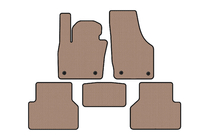 Audi Q3 2011–2019 Rubberen automatten Carsuit (Beige) foto 1