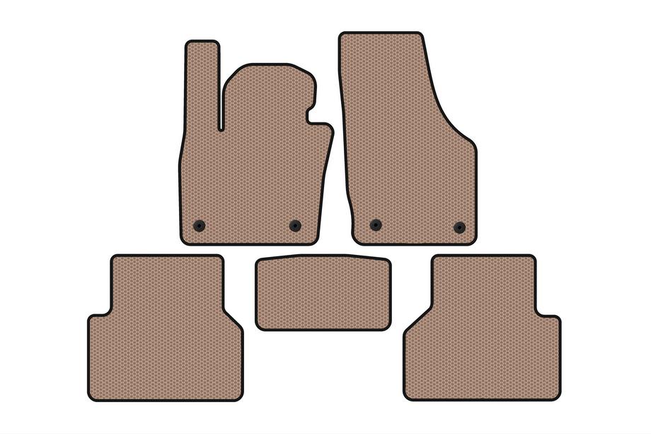 Audi Q3 2011–2019 Rubberen automatten Carsuit (Beige) Image