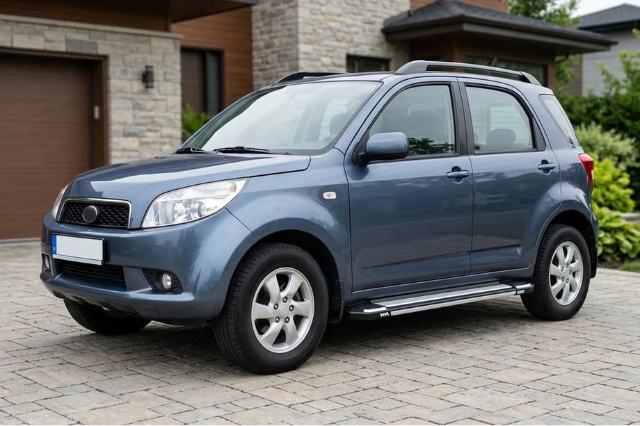 Daihatsu Terios 2006–2017 Rainbow zijtreden (set van 2, aluminium) Image