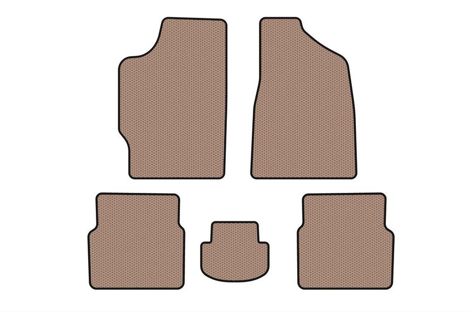 Audi 80 1978–1986 Rubber automatten Carsuit (Sedan, beige) Image