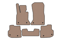 BMW 5 Serie F10/F11 2010–2016 Rubberen automatten Carsuit 2010-2013 (Beige) foto 1