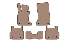 BMW 7 Serie F01/F02 2008–2015 Rubberen automatten Carsuit (voor F01, beige) foto 1